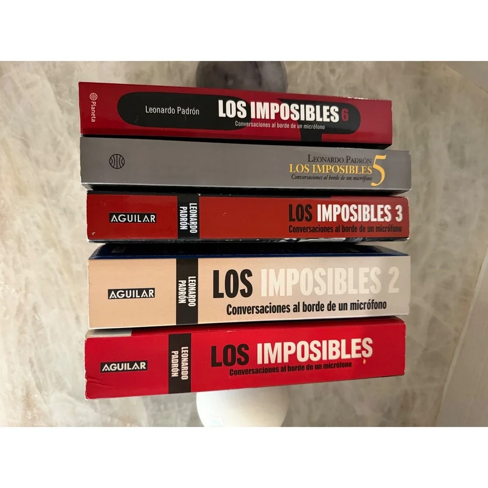Leonardo Padron Los Imposibles Books Set 5 Vol Spanish OS  Lot PB